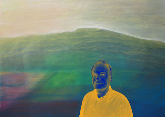 Manfred Krautschneider, Open 6 variant - "Portrait of the artist in a strange land" 2017, Mixed media