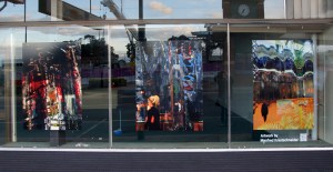 3 Photos on Shop Window