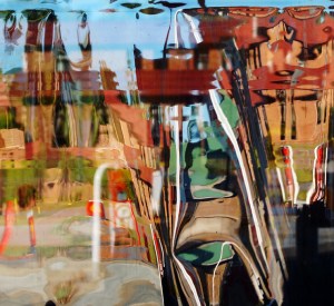 Manfred Krautschneider "Origin" 2022 About 84x84 cm.