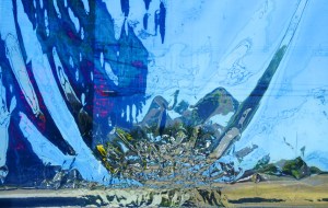 Manfred Krautschneider "Scream" 2017 10X60cm.