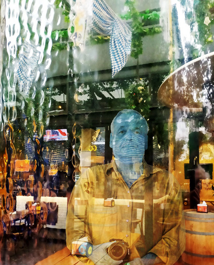 Manfred Krautschneider "Self Portrait 2023" aprox 100x86 edition of 5